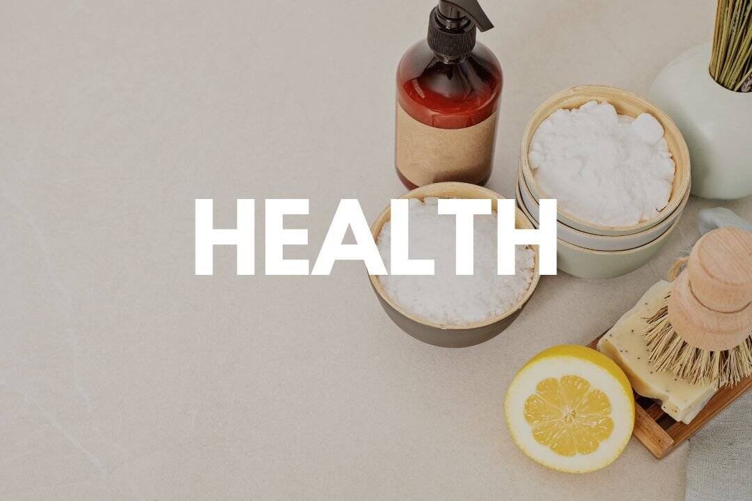 Botanical skincare products natural bath salts lemon slice eco-friendly home wellness essentials.