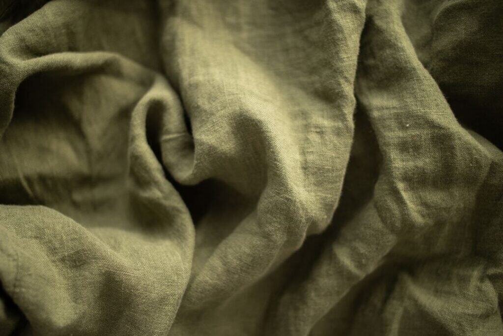Soft, eco-friendly linen fabric in earthy tone, ideal for creating a calming and sustainable home environment. Perfect for holistic home decor, textiles, and eco-conscious living spaces.