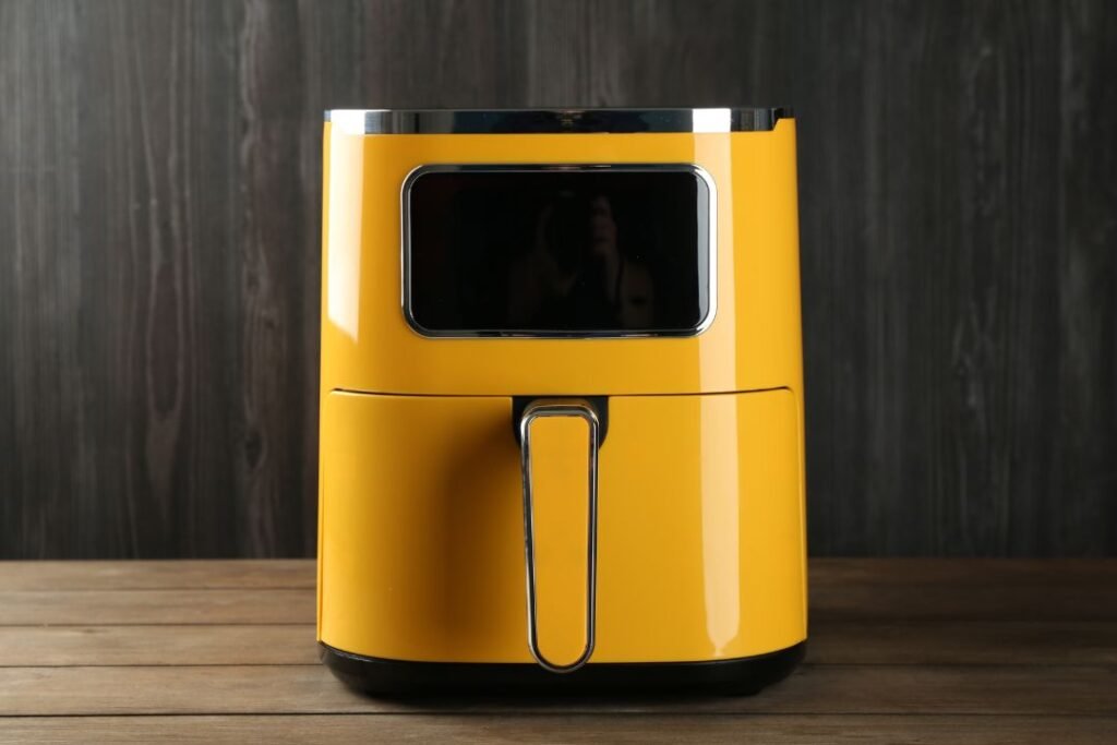 Stainless Steel Air Fryer in a kitchen for non toxic cookware