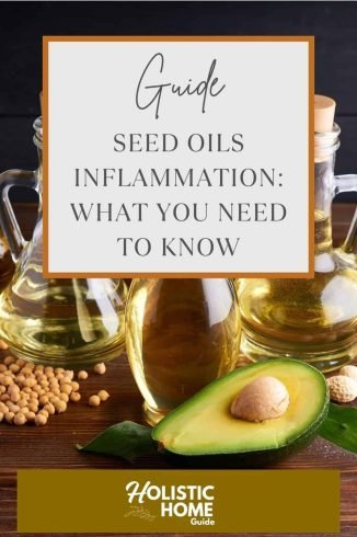 Cold-pressed seed oils for inflammation relief, featuring avocado and others, with natural ingredients for holistic health.