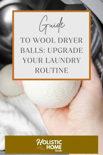Wool dryer balls Wool dryer balls in a laundry room setting, eco-friendly laundry upgrade for energy-efficient and chemical-free home routines.